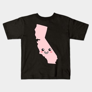 California - US States Kawaii Kids T-Shirt